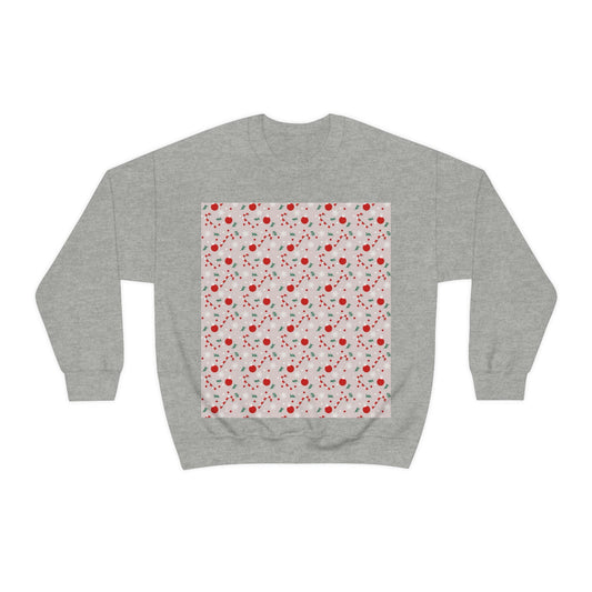 Christmas Pattern Unisex Heavy Blend™ Crewneck Sweatshirt Ichaku [Perfect Gifts Selection]