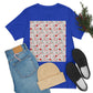 Christmas Pattern Unisex Jersey Short Sleeve T-Shirt Ichaku [Perfect Gifts Selection]