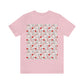 Christmas Pattern Unisex Jersey Short Sleeve T-Shirt Ichaku [Perfect Gifts Selection]