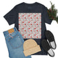 Christmas Pattern Unisex Jersey Short Sleeve T-Shirt Ichaku [Perfect Gifts Selection]