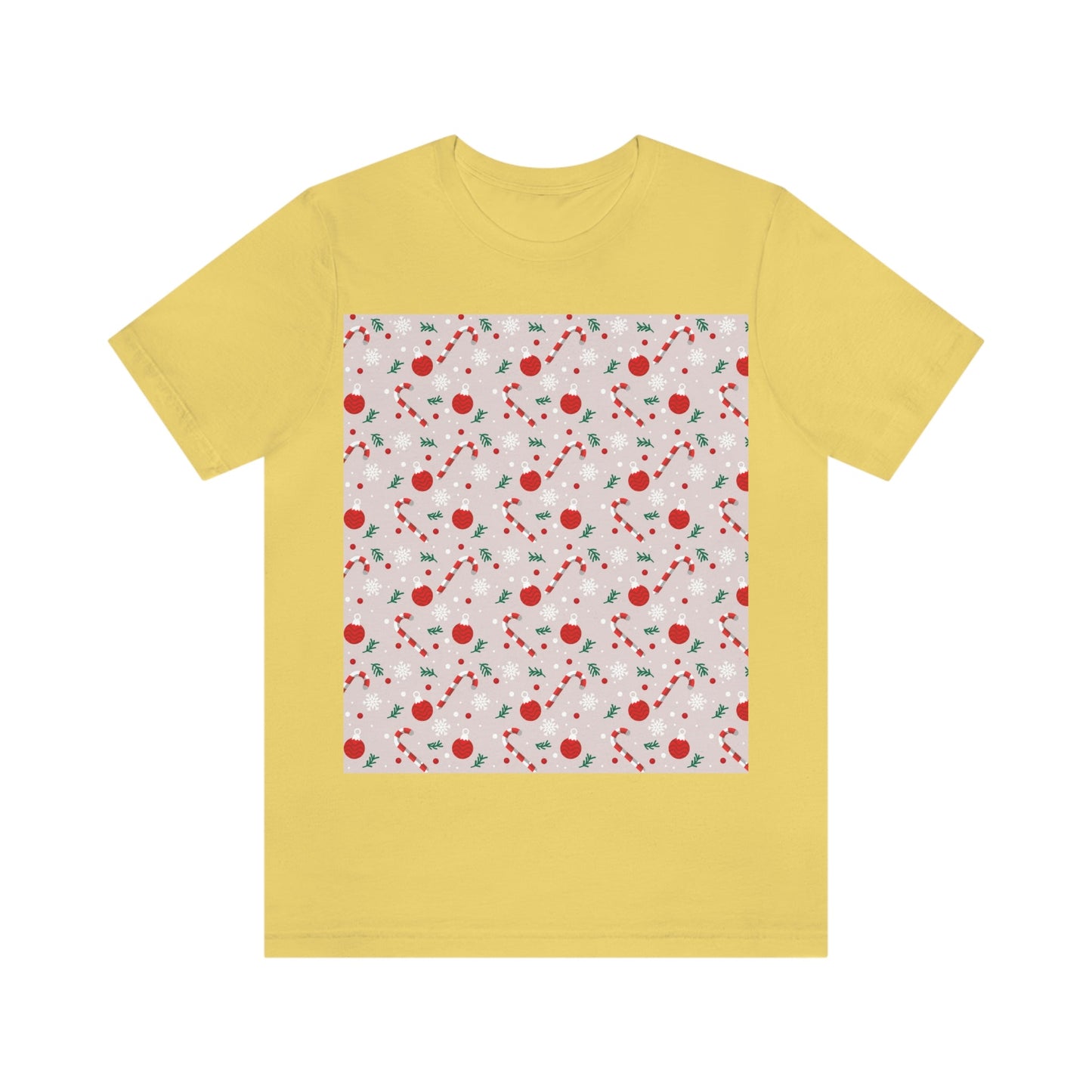 Christmas Pattern Unisex Jersey Short Sleeve T-Shirt Ichaku [Perfect Gifts Selection]