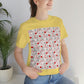 Christmas Pattern Unisex Jersey Short Sleeve T-Shirt Ichaku [Perfect Gifts Selection]