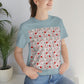 Christmas Pattern Unisex Jersey Short Sleeve T-Shirt Ichaku [Perfect Gifts Selection]