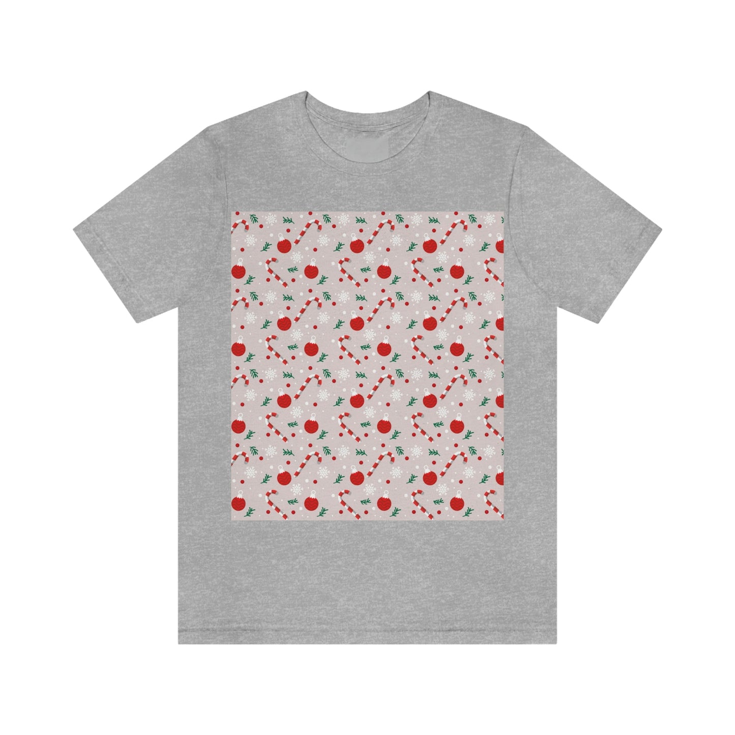 Christmas Pattern Unisex Jersey Short Sleeve T-Shirt Ichaku [Perfect Gifts Selection]