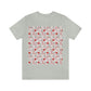 Christmas Pattern Unisex Jersey Short Sleeve T-Shirt Ichaku [Perfect Gifts Selection]