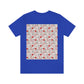 Christmas Pattern Unisex Jersey Short Sleeve T-Shirt Ichaku [Perfect Gifts Selection]