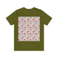 Christmas Pattern Unisex Jersey Short Sleeve T-Shirt Ichaku [Perfect Gifts Selection]