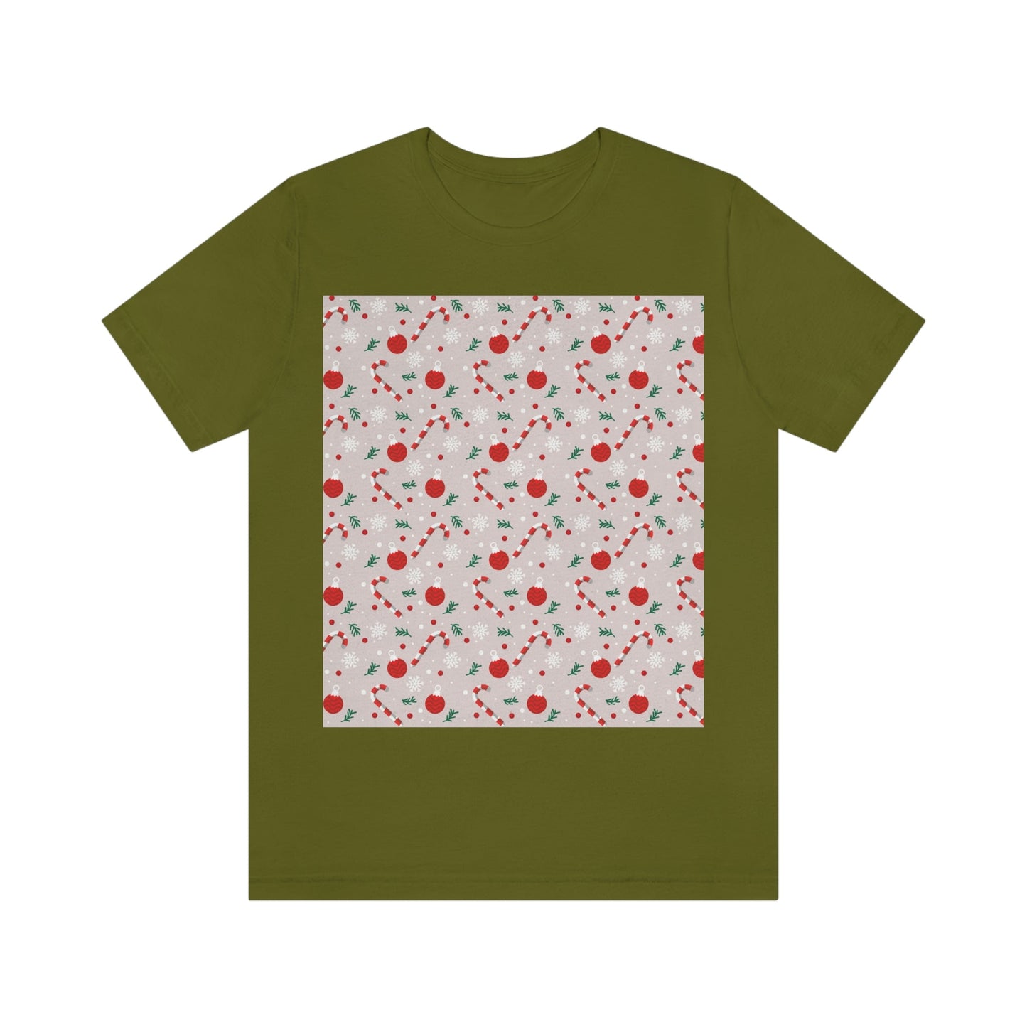 Christmas Pattern Unisex Jersey Short Sleeve T-Shirt Ichaku [Perfect Gifts Selection]