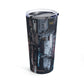 City Night Modern Abstract Art Stainless Steel Hot or Cold Vacuum Tumbler 20oz Ichaku [Perfect Gifts Selection]