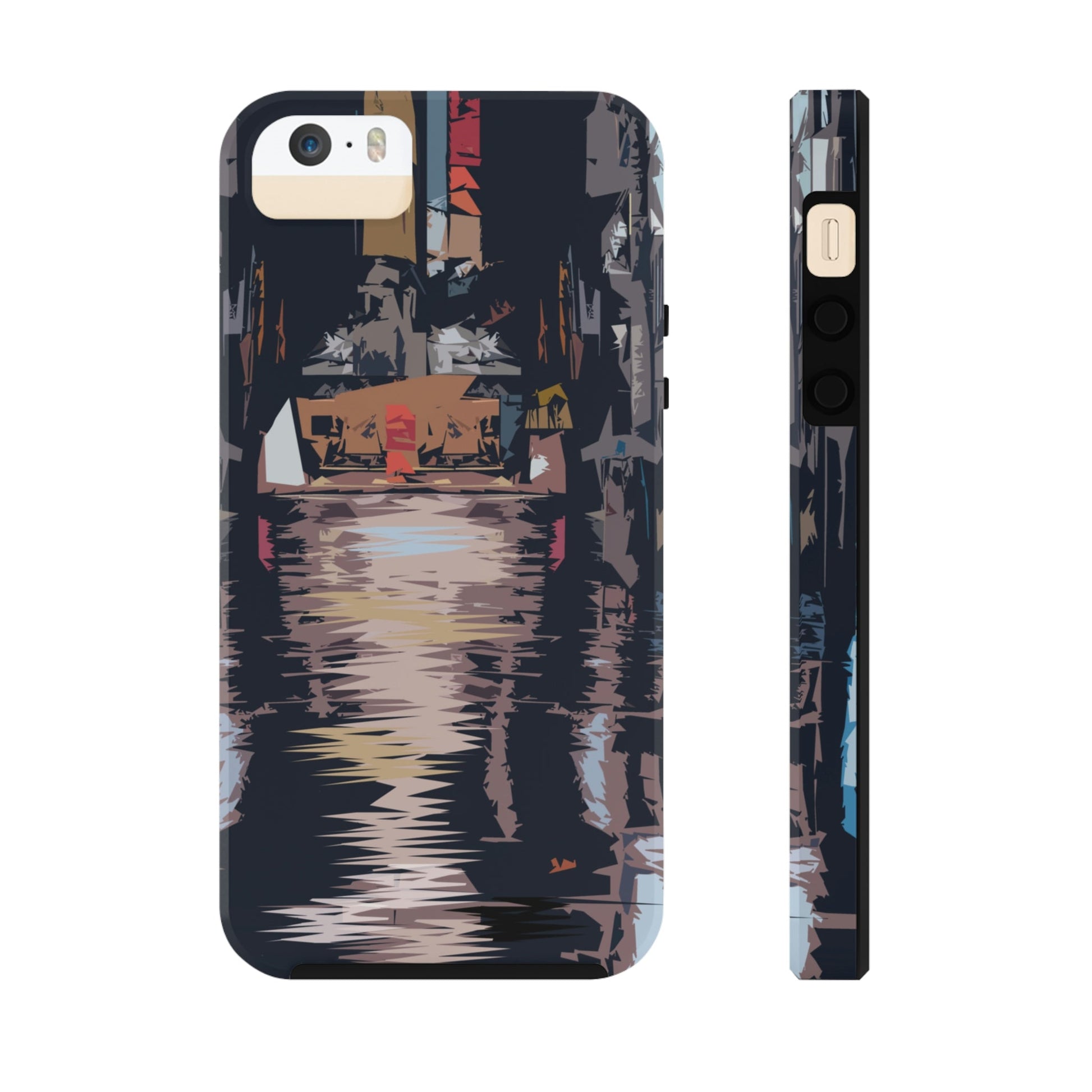 City Night Modern Abstract Art Tough Phone Cases Case-Mate Ichaku [Perfect Gifts Selection]