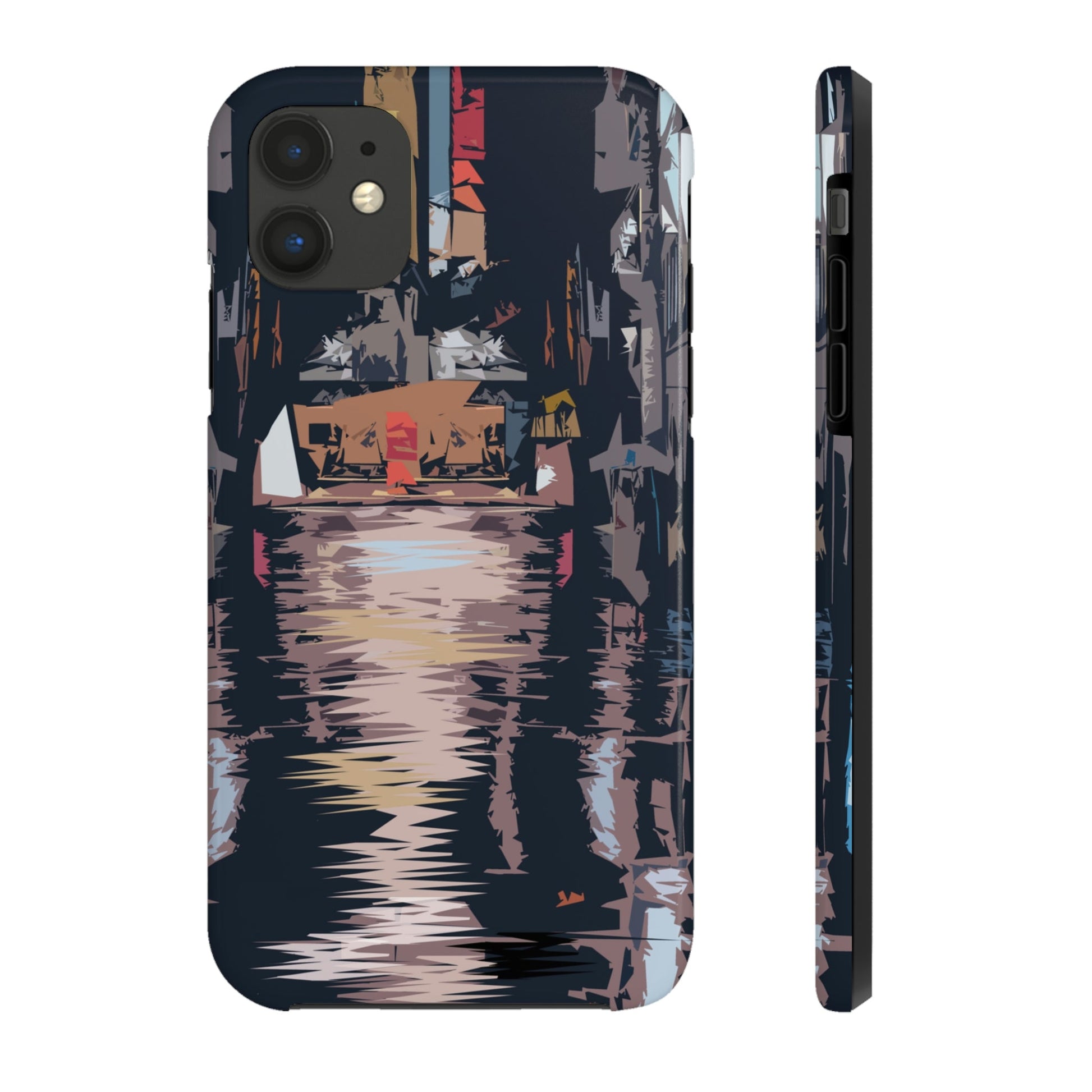 City Night Modern Abstract Art Tough Phone Cases Case-Mate Ichaku [Perfect Gifts Selection]