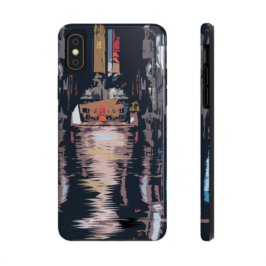 City Night Modern Abstract Art Tough Phone Cases Case-Mate Ichaku [Perfect Gifts Selection]