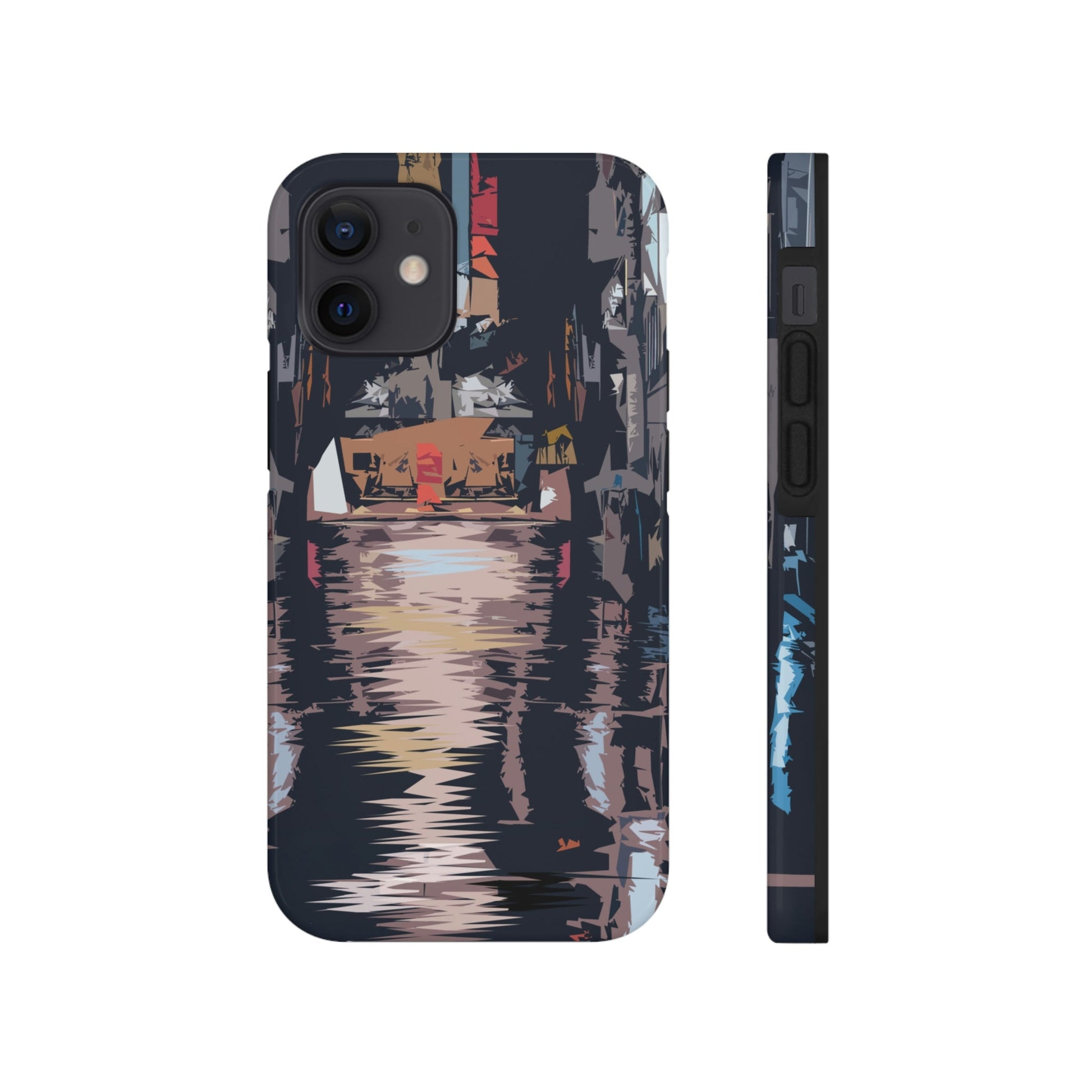 City Night Modern Abstract Art Tough Phone Cases Case-Mate Ichaku [Perfect Gifts Selection]