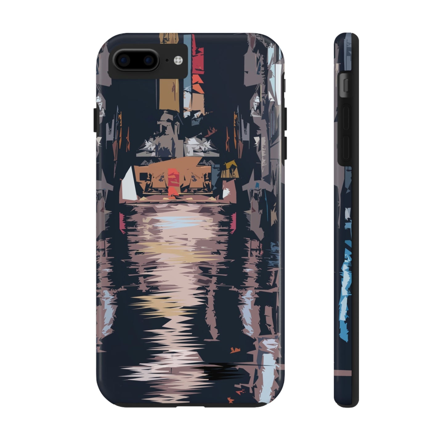 City Night Modern Abstract Art Tough Phone Cases Case-Mate Ichaku [Perfect Gifts Selection]