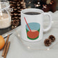 Cocktail Minimal Art Illustration Kitchen Drinks Aesthetic Ceramic Mug 11oz Ichaku [Perfect Gifts Selection]