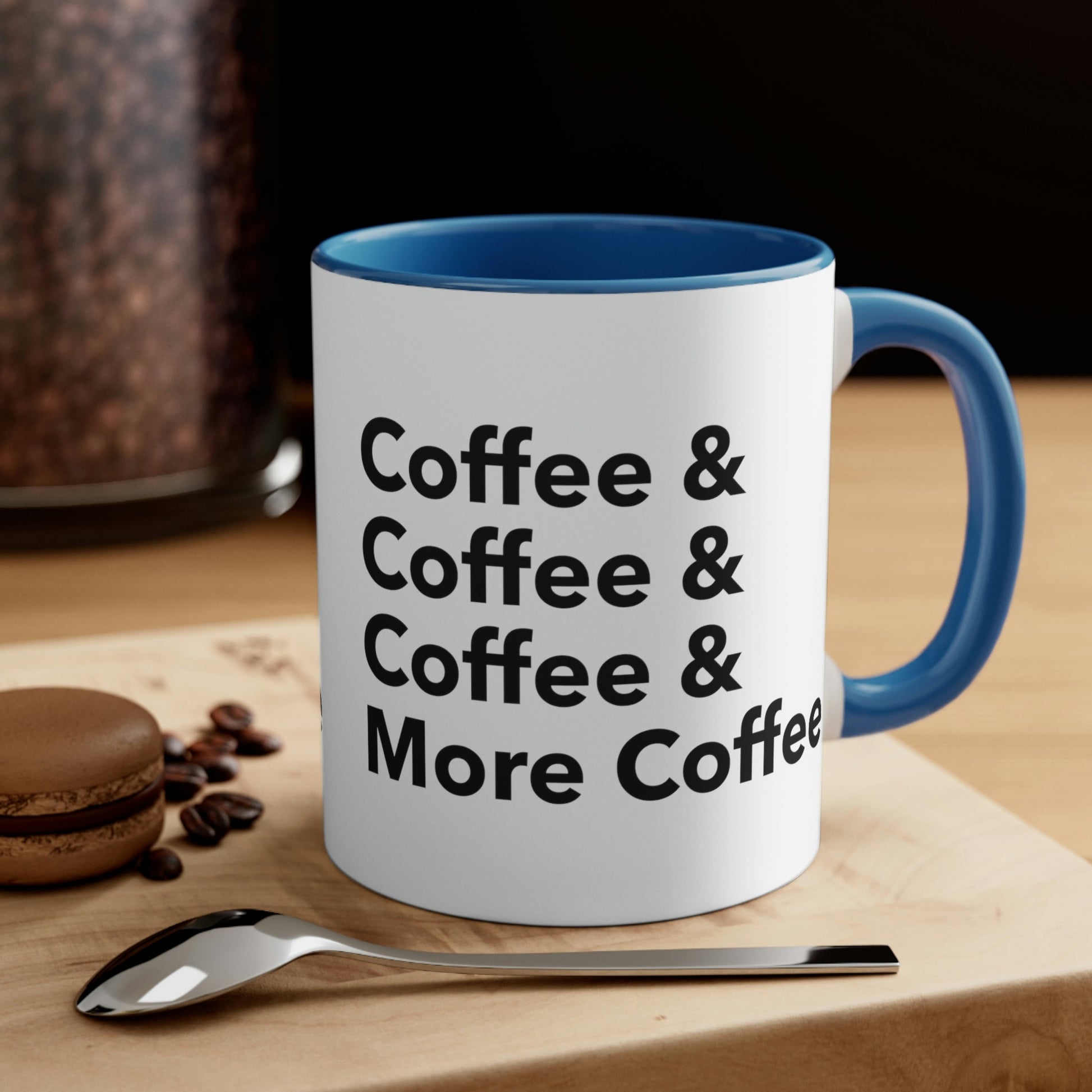 Coffee Lovers Quotes Caffeine Lover Accent Coffee Mug 11oz Ichaku [Perfect Gifts Selection]