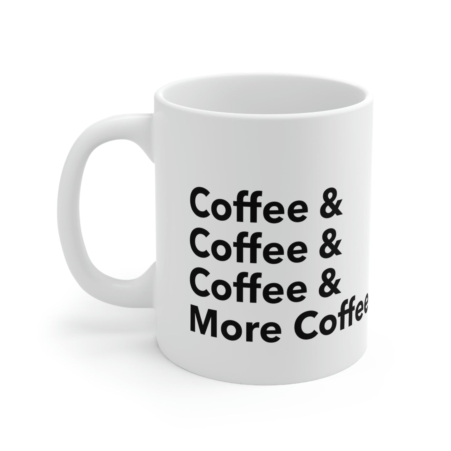 Coffee Lovers Quotes Caffeine Lover Ceramic Mug 11oz Ichaku [Perfect Gifts Selection]