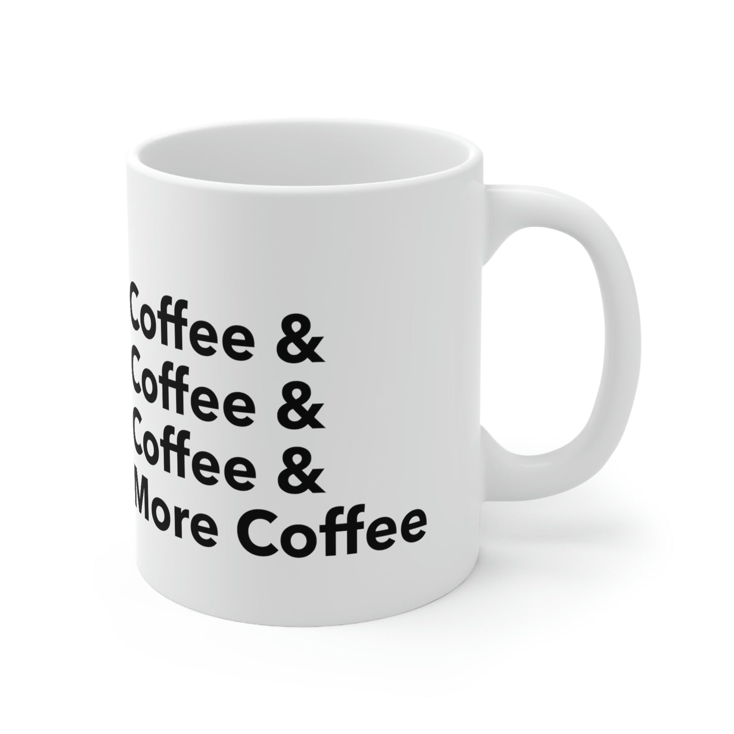 Coffee Lovers Quotes Caffeine Lover Ceramic Mug 11oz Ichaku [Perfect Gifts Selection]