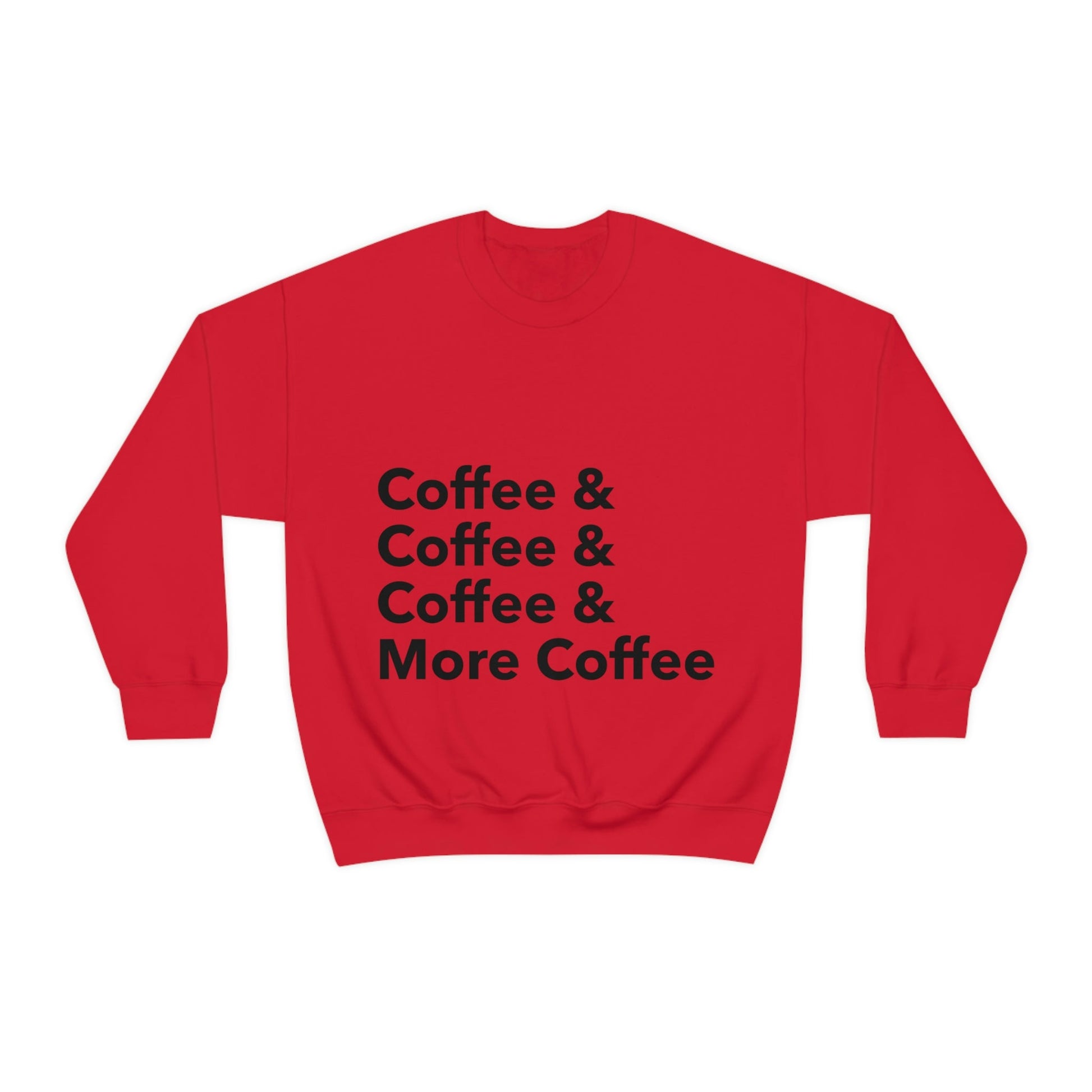 Coffee Lovers Quotes Caffeine Lover Unisex Heavy Blend™ Crewneck Sweatshirt Ichaku [Perfect Gifts Selection]