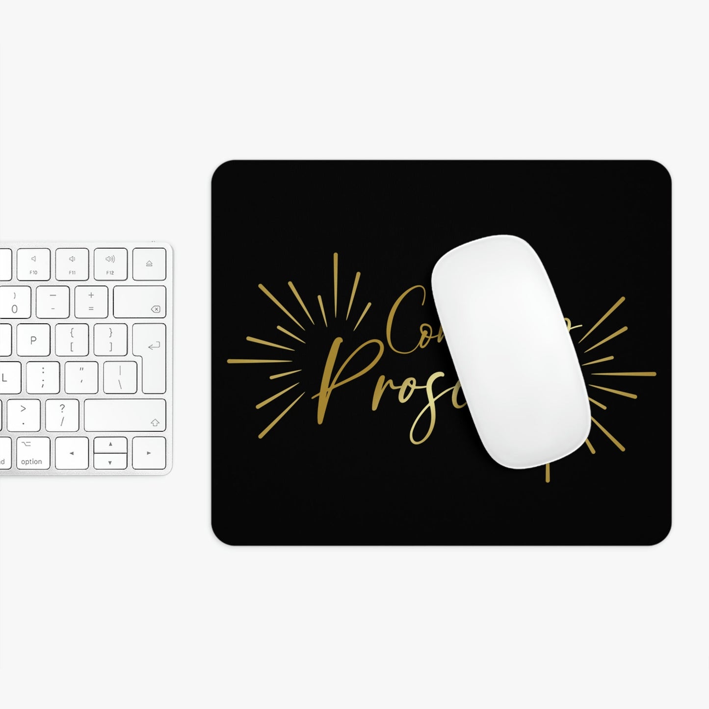 Come Sip Prosecco Party Wine Art Ergonomic Non-slip Creative Design Mouse Pad Ichaku [Perfect Gifts Selection]