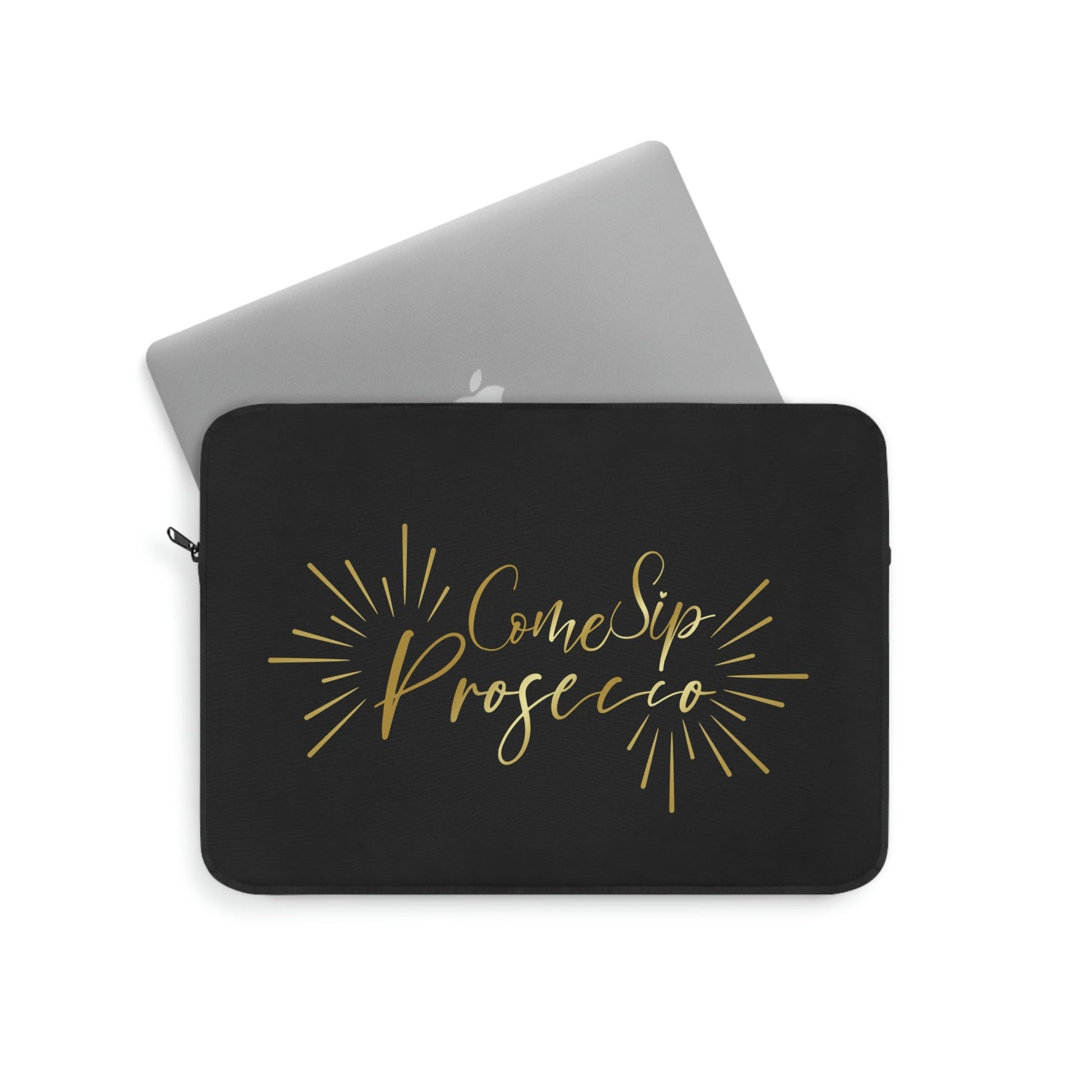 Come Sip Prosecco Party Wine Art Laptop Sleeve Ichaku [Perfect Gifts Selection]