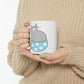 Cup Of Cat Watching Funny Pink Anime Ceramic Mug 11oz Ichaku [Perfect Gifts Selection]