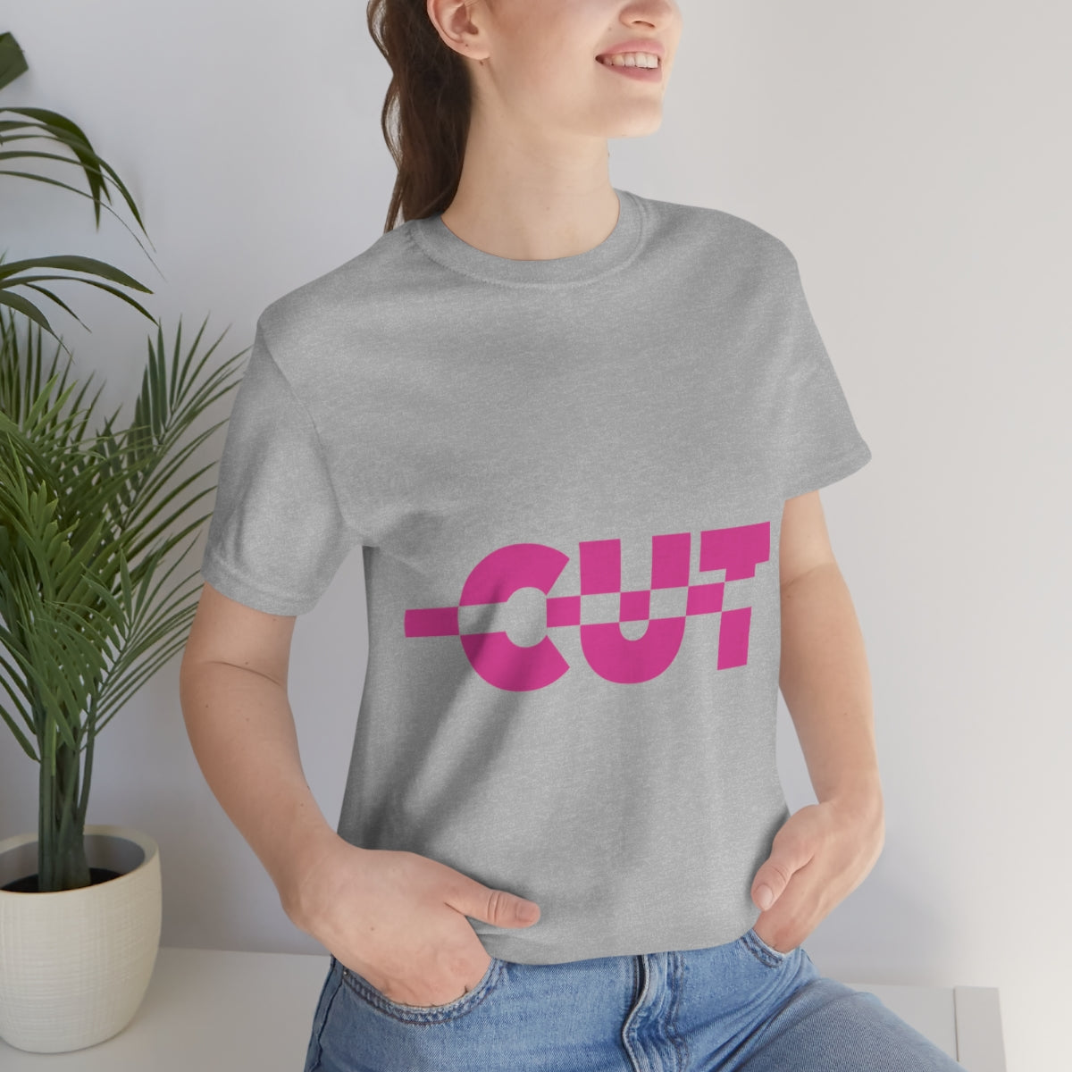 Cut it Out Typography Classic TV Series Quotes Unisex Jersey Short Sleeve T-Shirt Ichaku [Perfect Gifts Selection]