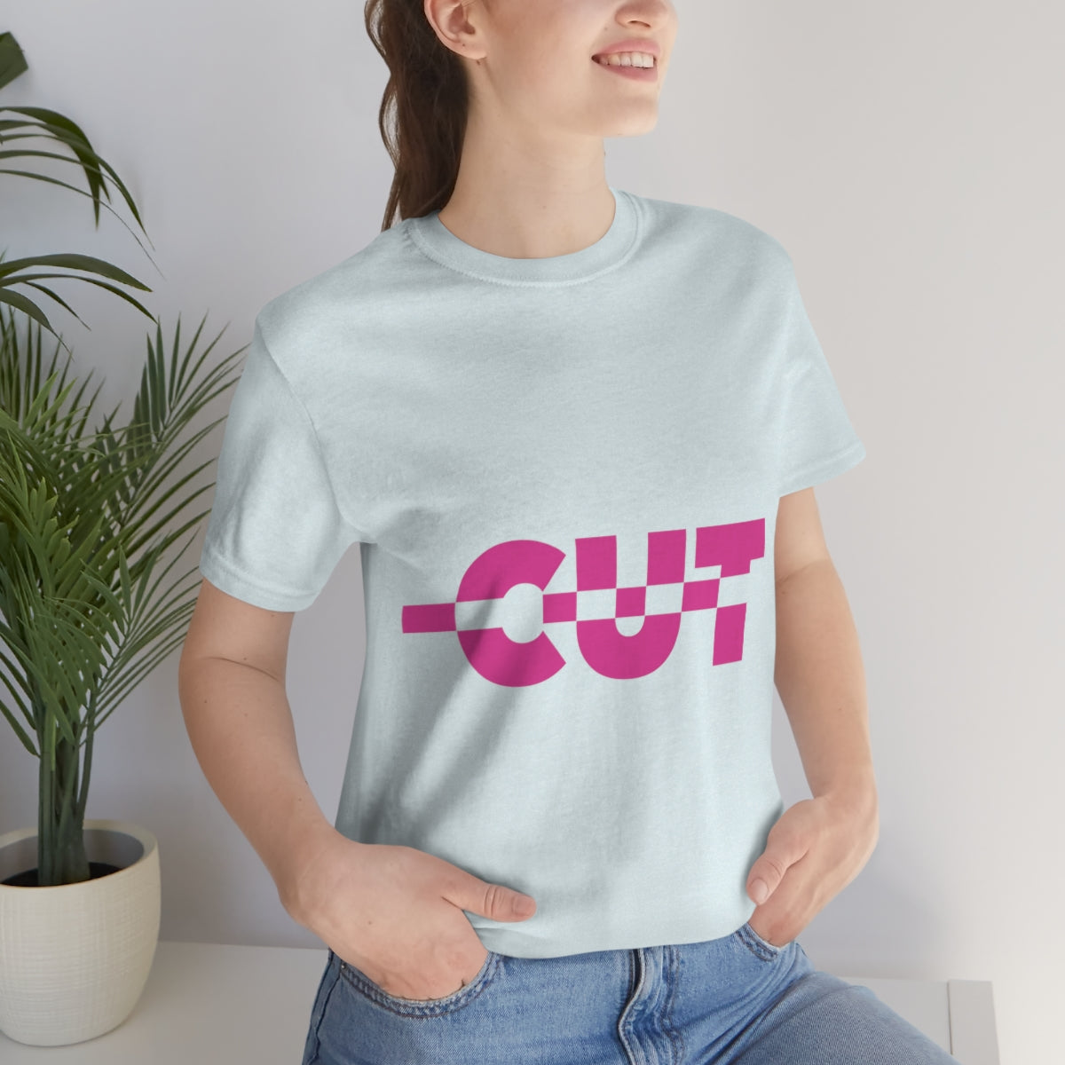 Cut it Out Typography Classic TV Series Quotes Unisex Jersey Short Sleeve T-Shirt Ichaku [Perfect Gifts Selection]