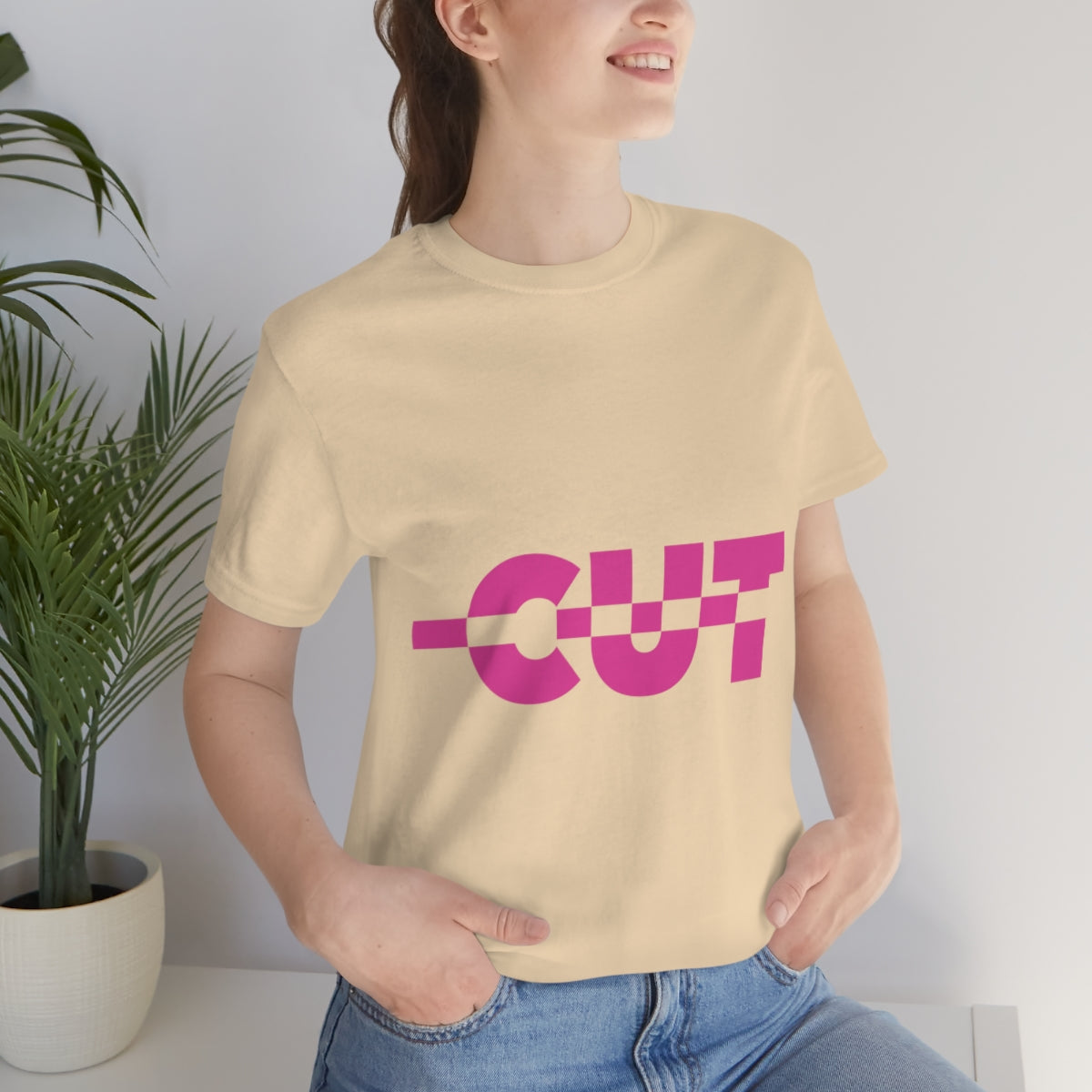 Cut it Out Typography Classic TV Series Quotes Unisex Jersey Short Sleeve T-Shirt Ichaku [Perfect Gifts Selection]