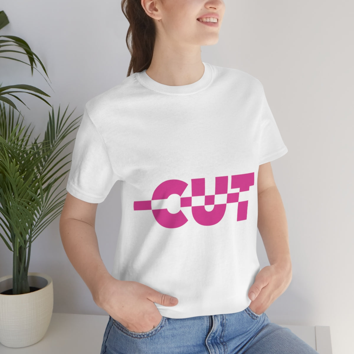Cut it Out Typography Classic TV Series Quotes Unisex Jersey Short Sleeve T-Shirt Ichaku [Perfect Gifts Selection]
