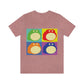 Cute Little Frog Pop Art Pattern Anime Cartoon Unisex Jersey Short Sleeve T-Shirt Ichaku [Perfect Gifts Selection]