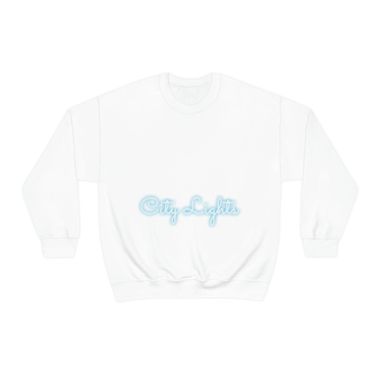 Dance in the City Lights Retro Music Classic Unisex Heavy Blend™ Crewneck Sweatshirt Ichaku [Perfect Gifts Selection]