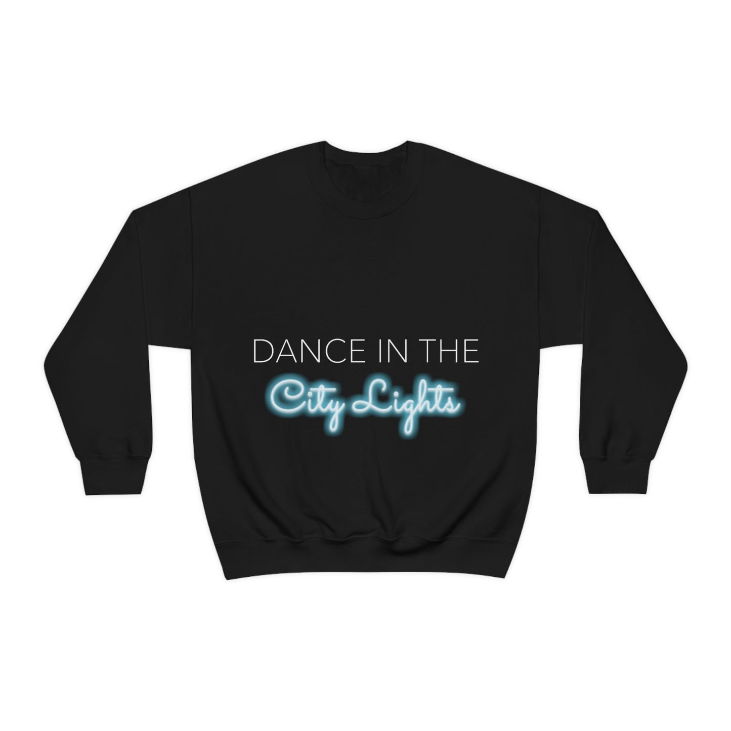 Dance in the City Lights Retro Music Classic Unisex Heavy Blend™ Crewneck Sweatshirt Ichaku [Perfect Gifts Selection]