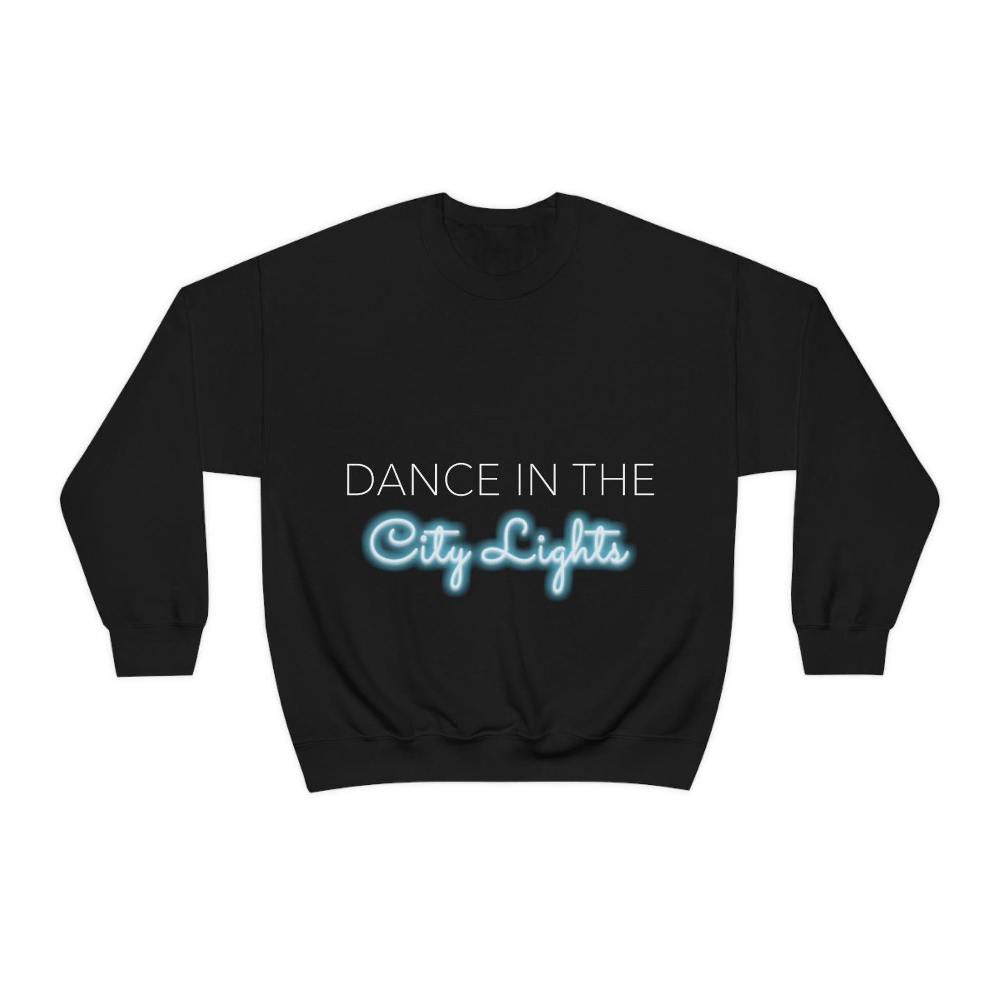 Dance in the City Lights Retro Music Classic Unisex Heavy Blend™ Crewneck Sweatshirt Ichaku [Perfect Gifts Selection]