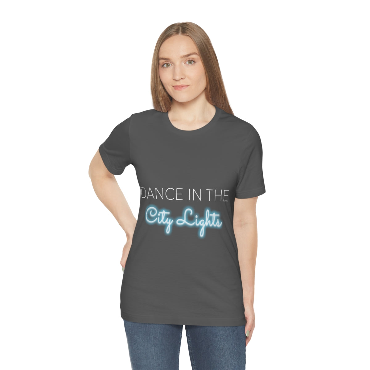Dance in the City Lights Retro Music Classic Unisex Jersey Short Sleeve T-Shirt Ichaku [Perfect Gifts Selection]