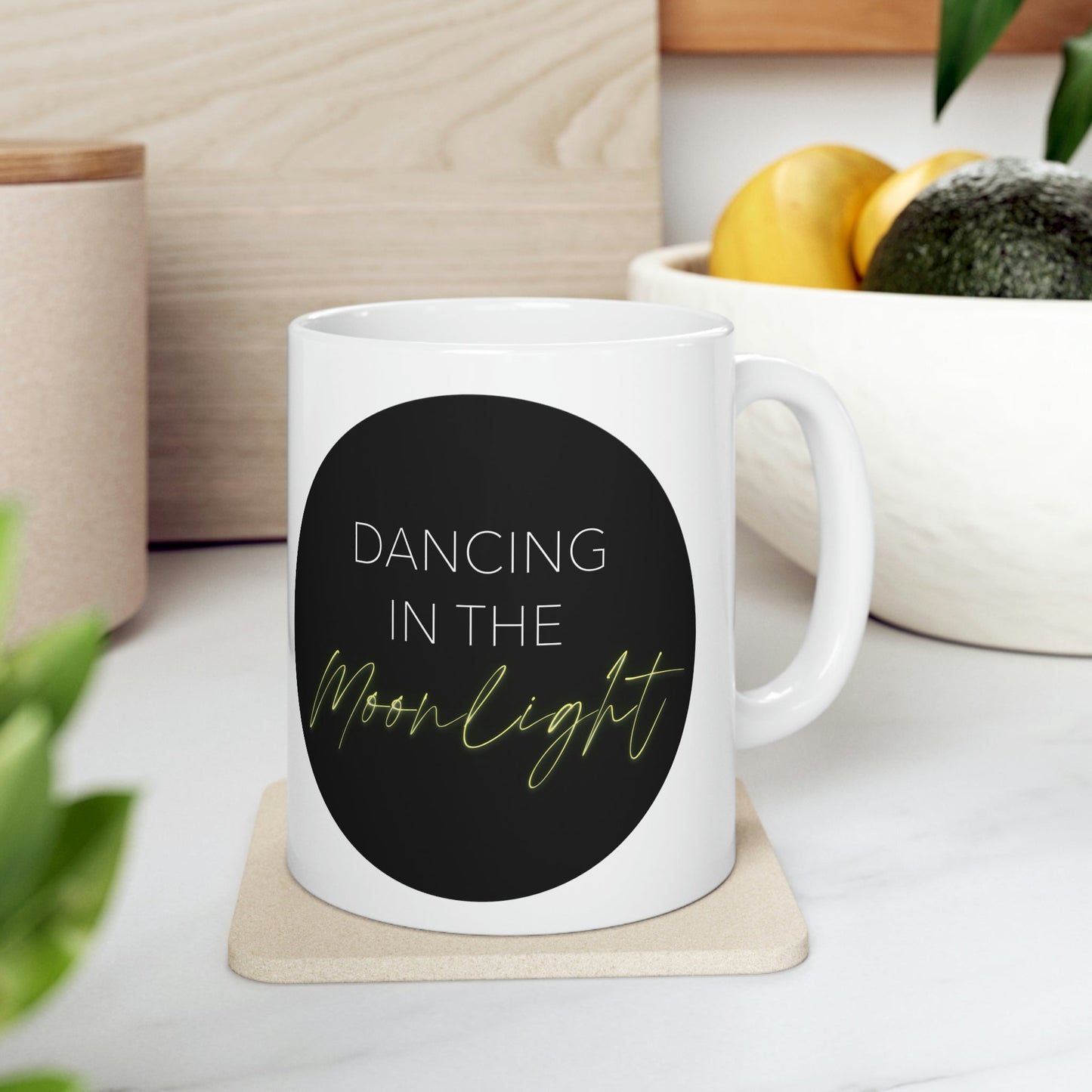 Dancing In The Moonlight Retro Ceramic Mug 11oz Ichaku [Perfect Gifts Selection]