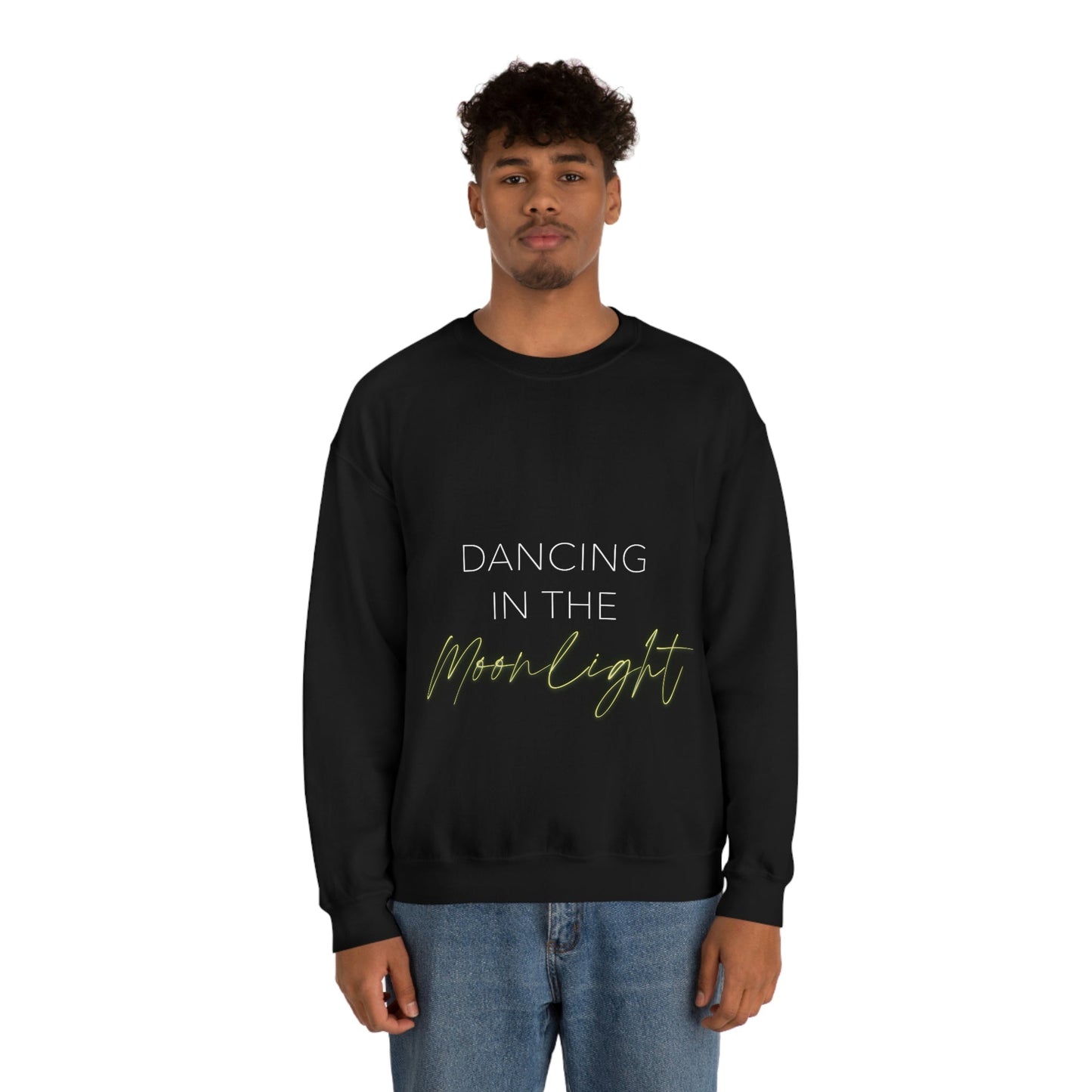 Dancing In The Moonlight Retro Unisex Heavy Blend™ Crewneck Sweatshirt Ichaku [Perfect Gifts Selection]