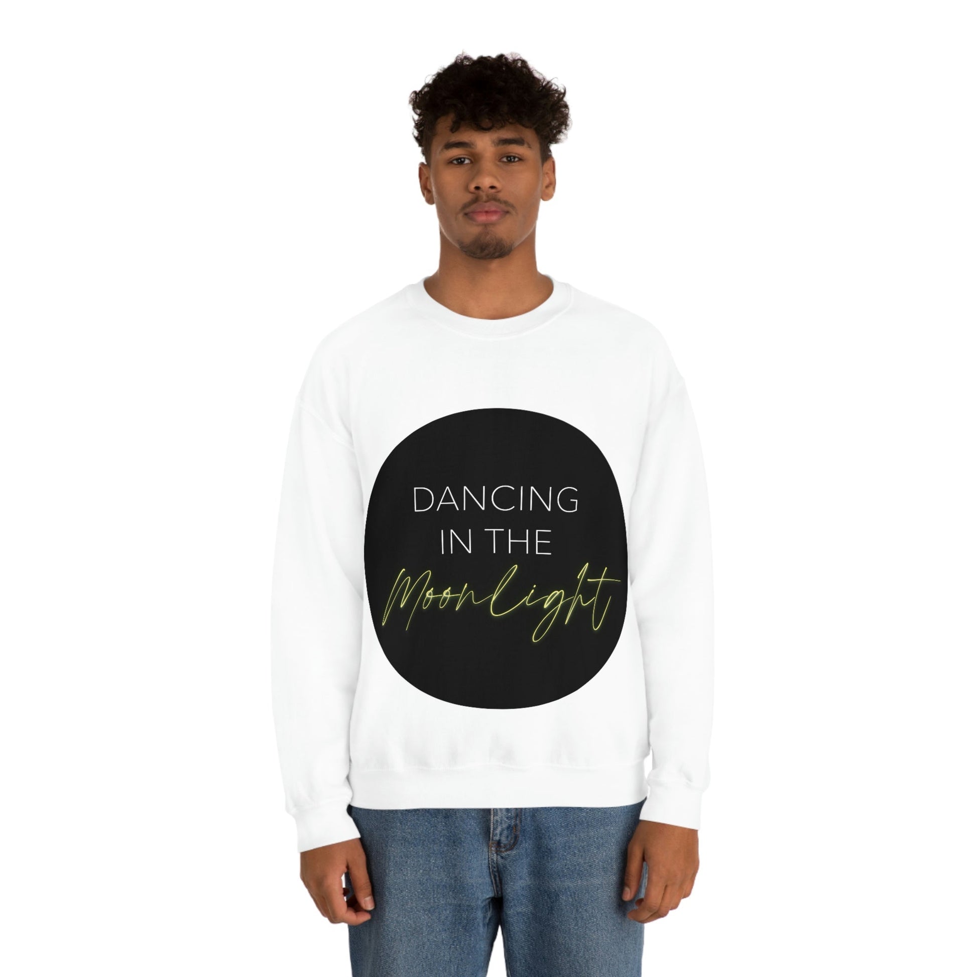 Dancing In The Moonlight Retro Unisex Heavy Blend™ Crewneck Sweatshirt Ichaku [Perfect Gifts Selection]