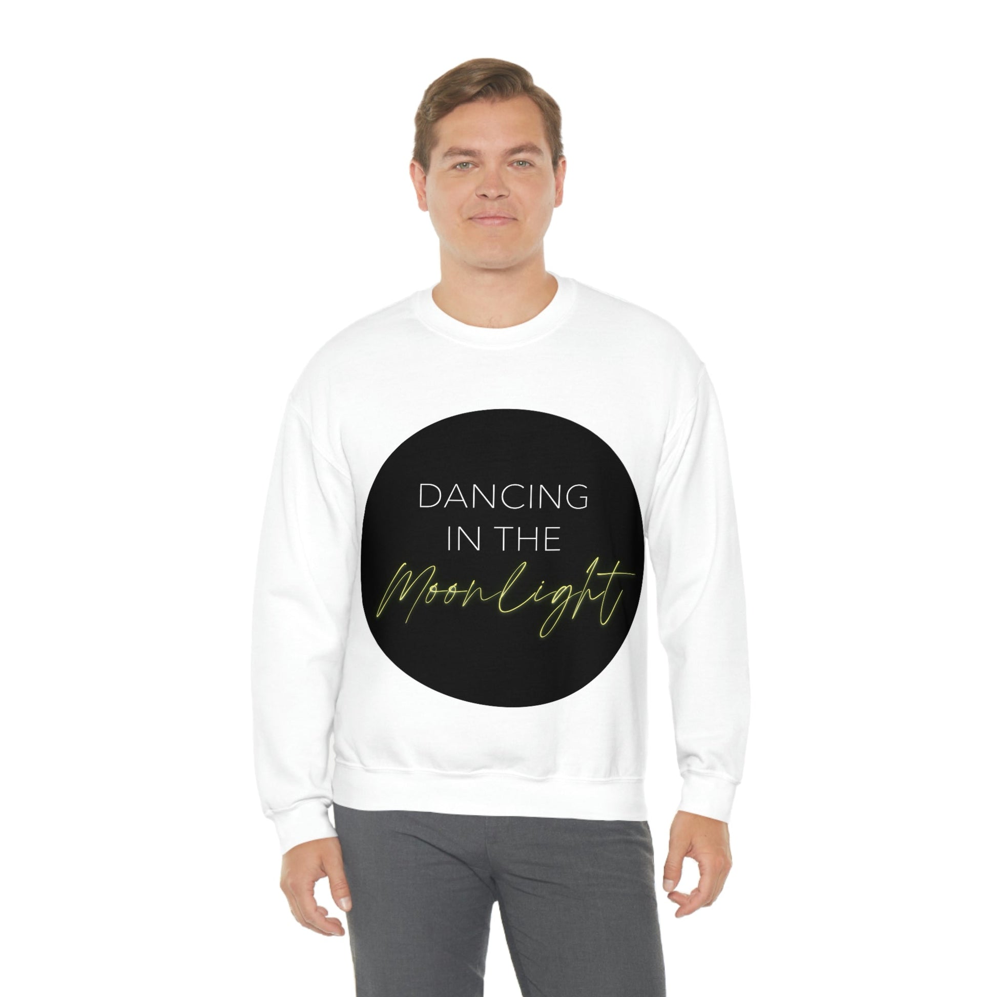 Dancing In The Moonlight Retro Unisex Heavy Blend™ Crewneck Sweatshirt Ichaku [Perfect Gifts Selection]