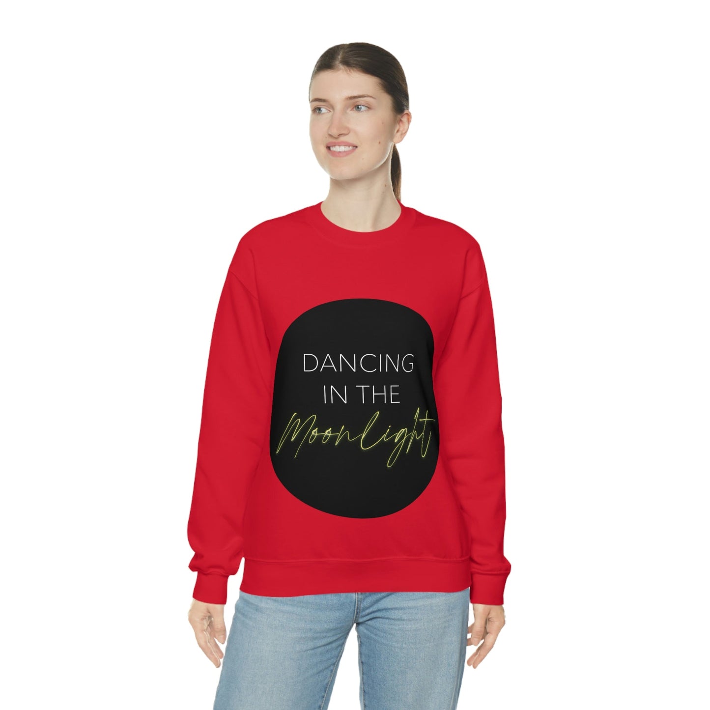 Dancing In The Moonlight Retro Unisex Heavy Blend™ Crewneck Sweatshirt Ichaku [Perfect Gifts Selection]