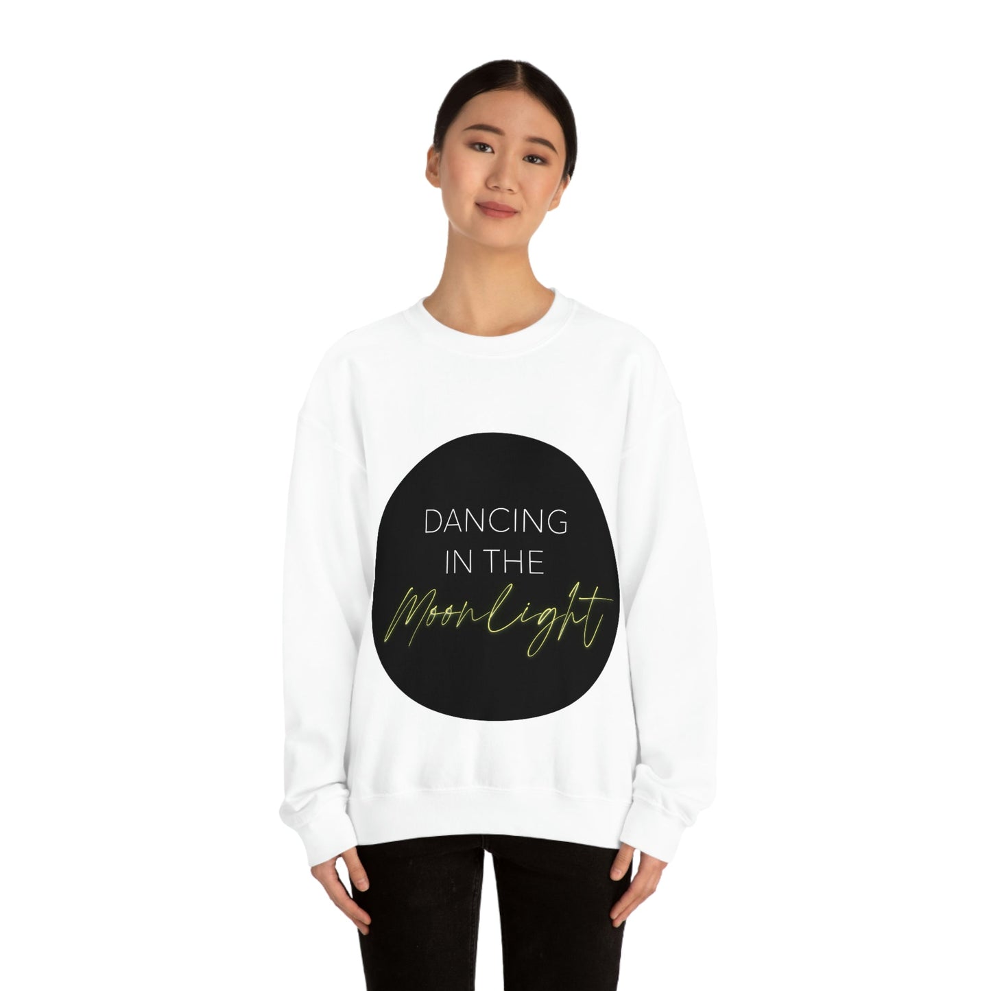 Dancing In The Moonlight Retro Unisex Heavy Blend™ Crewneck Sweatshirt Ichaku [Perfect Gifts Selection]