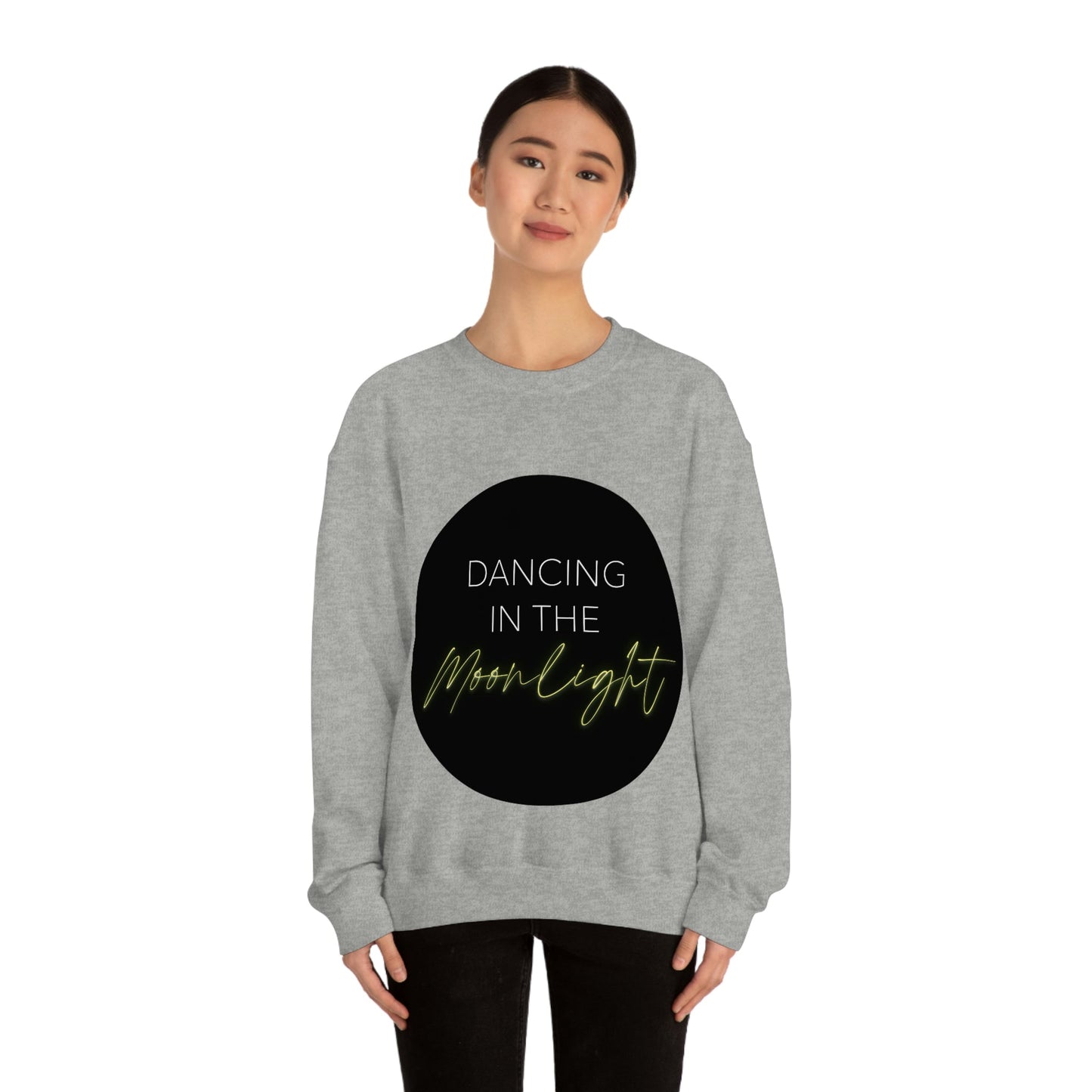 Dancing In The Moonlight Retro Unisex Heavy Blend™ Crewneck Sweatshirt Ichaku [Perfect Gifts Selection]