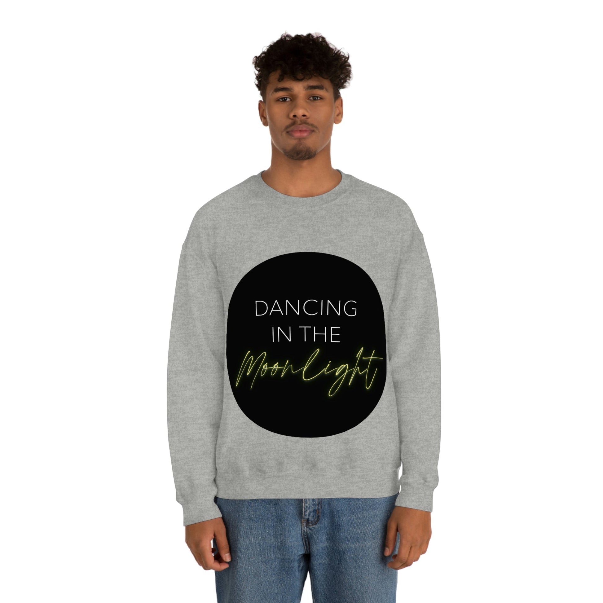 Dancing In The Moonlight Retro Unisex Heavy Blend™ Crewneck Sweatshirt Ichaku [Perfect Gifts Selection]