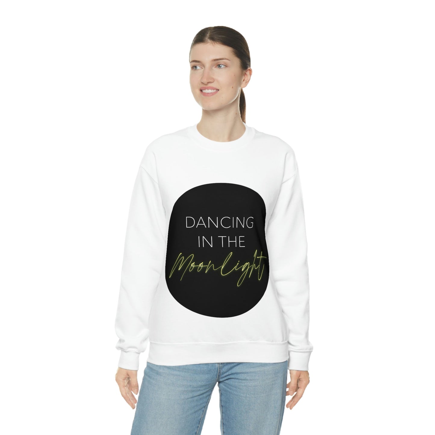 Dancing In The Moonlight Retro Unisex Heavy Blend™ Crewneck Sweatshirt Ichaku [Perfect Gifts Selection]