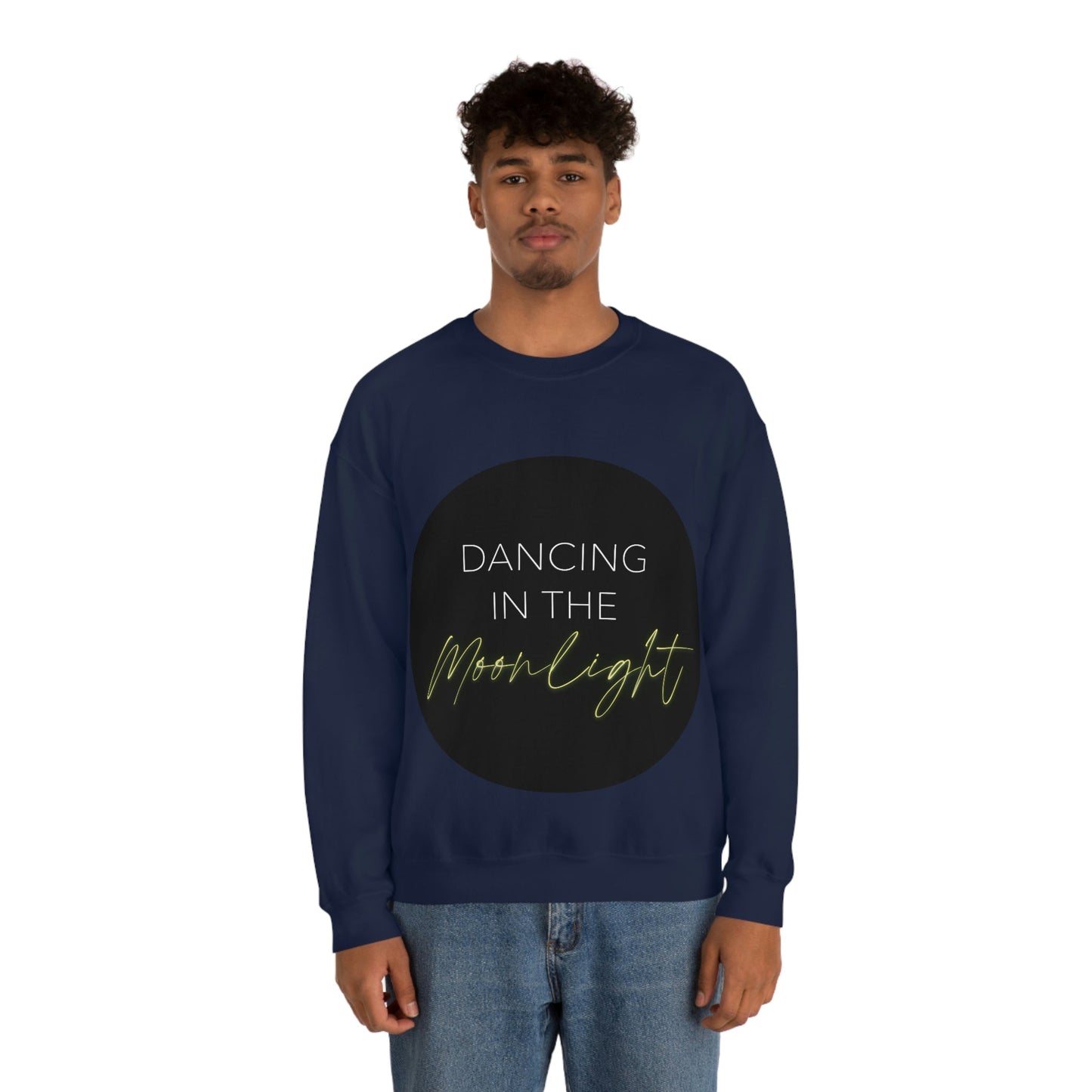 Dancing In The Moonlight Retro Unisex Heavy Blend™ Crewneck Sweatshirt Ichaku [Perfect Gifts Selection]