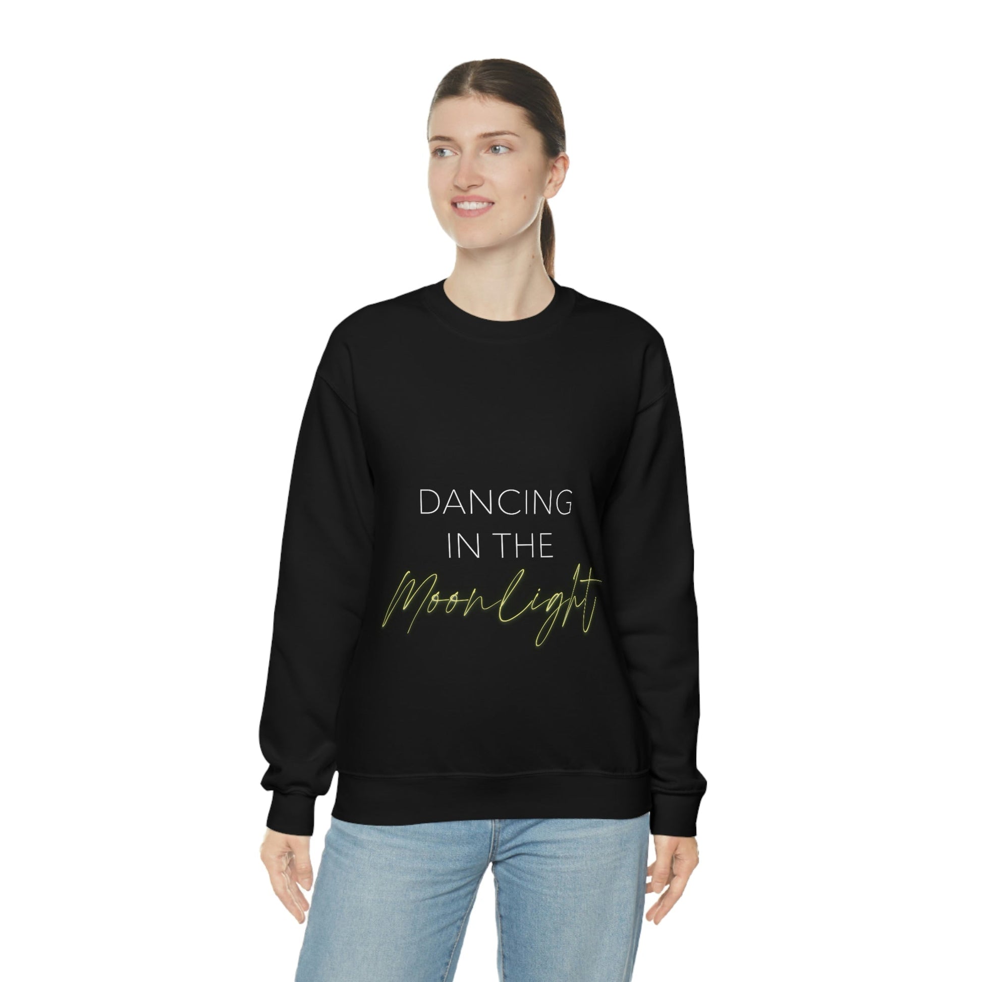 Dancing In The Moonlight Retro Unisex Heavy Blend™ Crewneck Sweatshirt Ichaku [Perfect Gifts Selection]