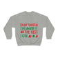 Dear Santa I'm Doing The Best I Can Christmas Wishes Unisex Heavy Blend™ Crewneck Sweatshirt Ichaku [Perfect Gifts Selection]