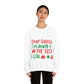 Dear Santa I'm Doing The Best I Can Christmas Wishes Unisex Heavy Blend™ Crewneck Sweatshirt Ichaku [Perfect Gifts Selection]