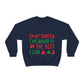 Dear Santa I'm Doing The Best I Can Christmas Wishes Unisex Heavy Blend™ Crewneck Sweatshirt Ichaku [Perfect Gifts Selection]