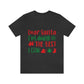 Dear Santa I'm Doing The Best I Can Christmas Wishes Unisex Jersey Short Sleeve T-Shirt Ichaku [Perfect Gifts Selection]